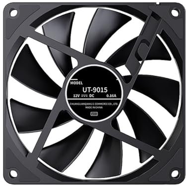 tianwandong UT-9015 92mm 12V 4Pin PWM 1000-2700RPM Ultra-thin Fan for ATX Cases and CPU Coolers(5PCS_NO RGB)