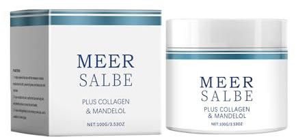 Meersalbe-Meer Salbe Plus-Meersalz Creme,Meer Salbe Für Nägel,100g Aktiv Meersalbe gegen Hände und Nägel behandeln, 24h Feuchtigkeitsbehandlung,Für alle Befeuchtet Reibeisen und trockene Haut