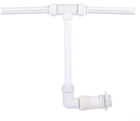 Gdfnmogo Pool Dual Head Fountain Swimming Pool Water Spray, Adjustable 360 Degree Misting Fountain, With Double Nozzle, For Pool Temperature Control