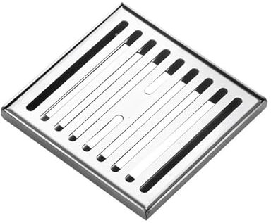 CMYCYDDPLY Caniveau Exterieur, Grille Caillebotis, Grille de Drainage Extérieur en Acier Inoxydable, for la Décoration de Jardin(20x20cm)