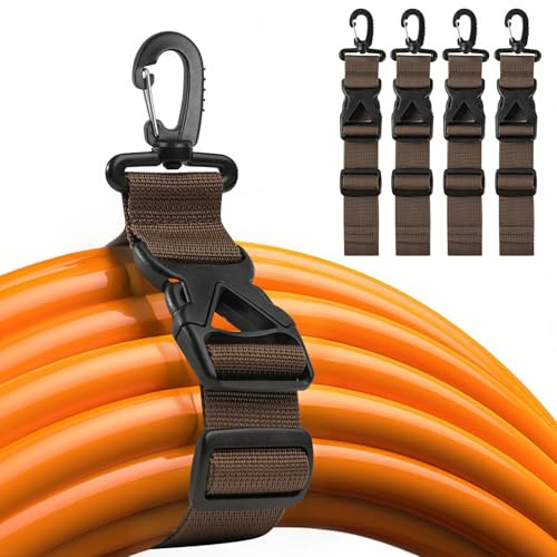 Adjustable Extension Cord Holder Organizer Extension Cord Hanger for Garage and Shed and Storage, Heavy Duty Gadgets for Men Storage Straps 19 Inch (7)