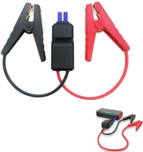650a Cable Inteligente de Refuerzo para Arranque de Emergencia Automotriz 12V - Abrazadera de Cocodrilo Portátil Alta Durabilidad ABS/Cobre, con Sistema de Protección Avanzado y Función Antirecarga pa