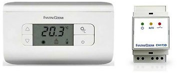 CH115RF + CH173D TERMOSTATO ELETTRONICO RADIOFREQUENZA A MICROPROCESSORE FANTINI