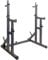 GYM MASTER Fully Adjustable Heavy Duty Squat & Bench Press Rack With Multi Position Spotter, Dip Bars & Weight Plate Holders