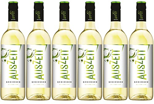 Auszeit - Cuvée Weisswein Feinherb, frisches Obst - Deutscher Qualitätsweisswein Pfalz (6 x 0.75 l)