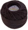 10g Stickgarn/Häkelgarn Popelka 85m 100% Baumwolle Filethäkeln Sticken Häkeln Farbwahl, Farbe:dunkelbraun