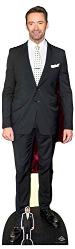 Star Cutouts CS781 Hugh Jackman Lifesize Cardboard Cutout – Movie Star Display, Party Decoration & Collector Gift