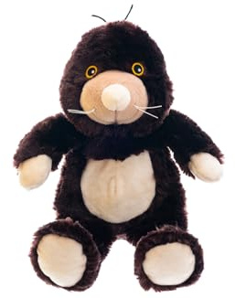 Habibi Premium Wärmekissen/Stofftier f. Kinder u. Erwachsene - 1944 Maulwurf, herausnehmbare Hirsefüllung - Wärmekuscheltier zum Erwärmen in der Mikrowelle/Backofen, ideal auch für Babys …