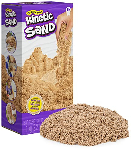 Kinetic Sand - original magischer Schweden, naturbraun, 1 kg - bekannt aus Kindergärten, ab 3 Jahren