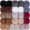 BQTQ 26 Stück Bommel für Mütze, Kunstfell Pompon Kunstfell Bommel Fellbommel für Mützen Tasche, 13 Farben