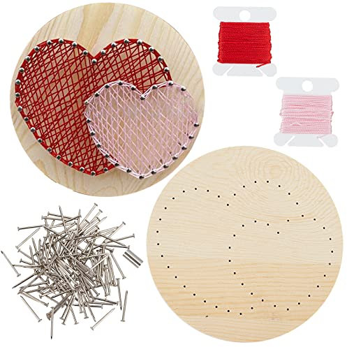 GORGECRAFT Kit Artistico con Cordino A Forma di Cuore, Cupcake, Tutti Gli Accessori Necessari e Cornice per Adulti, Kit di Artigianato, Progetti Artistici, Decorazioni da Parete per La Casa