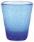 Villa d'Este Home Tivoli 6er Set Wasserglas Nachtblau 330 ml aus mundgeblasenem Glas Cancun Satin