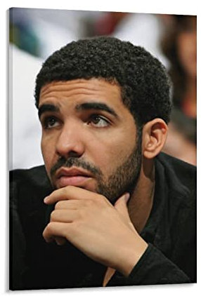 LINBAI Aubrey Drake Graham Rapper Songwriter Unternehmerschauspieler Poster (2) Poster Druck Kunst Wandbild Leinwand Poster Moderne Schlafzimmer Dekor 30 x 45 cm