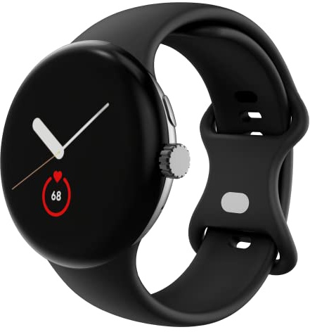 OVERSTEP Kompatibel für Google Pixel Watch Band, Pixel Watch weiches Silikon-Armband Wasserdichtes Sportband Band für Google Pixel Watch 2022