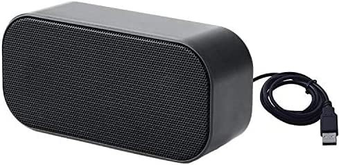 YUEYUEKE PC Lautsprecher, HK5010 Mini USB-Computer-Lautsprecher, Desktop-Lautsprecher,Stereo-Sound,USB-Desktop-Lautsprecher für PC,Tablets,Desktop, Laptop, Plug and Play(schwarz)