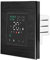 Luxus-Time WiFi Raumthermostat Heizungsthermostat Rahmen EXT. Sensor Thermostat Fußbodenheizung programmierbar Tuya App Alexa Google HTWI Schwarz im Aluminiumrahmen LXT-HTWI-BA1-12