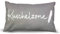 Bada Bing Deko Kissen Spruch Kuschelzone mit Feder in grau - Sofakissen in 30 x 50 cm - Kuschelkissen mit Bezug und Füllung - Couchkissen Zierkissen fürs Wohnzimmer Schlafzimmer und Couch