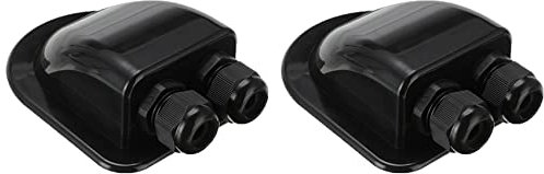 VENEKA 2 x pasacables para entrada de cables de techo para panel solar Caravan Boat-B