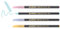 edding 1200 Glitzerstifte - Pastellfarben - 4 Fasermaler mit intensivem Glitzereffekt - Rundspitze 3 mm - zum präsizen Schreiben, Skizzieren und Malen