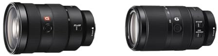 Sony FE 24-70 mm f/2.8 GM | Vollformat, Mittelklasse, Zoom Objektiv (SEL2470GM) & E 70-350mm f/4.5-6.3 G OSS | APS-C, Super-Telezoom-Objektiv (SEL70350G)