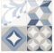 Smart Tiles Credence Adhesive pour Cuisine - Vintage Bleu/Gris, Carrelage Adhesif Mural salle de bain 3D, 5 Stickers Muraux (22.86x22.86 cm), Autocollant Carreaux Adhesif fabriqué au Canada