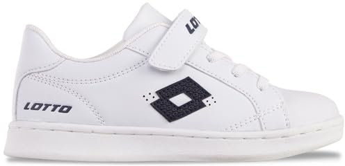 Lotto JAMBOL K Sneaker, White/Navy, 26 EU
