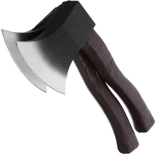 VALICLUD 2PCS Realistic Toy Axe Fake Axe Plastic Axe Halloween Props for Halloween Costume