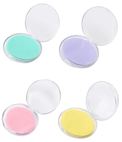 KGDUYC 200 Hojas de Jabón de Papel, 4PCS Cajas Jabón de Papel Portátil Jabones en Papel, Cajas de Hojas de Jabón de Limpieza de Papel, Cajas de Jabón de Papel, Jabón Papel para Viaje, Acampar