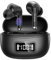 Cuffie Bluetooth, Auricolari Bluetooth 5.4 per iOS & Android, 40 Ore di Riproduzione, Stereo Hi-Fi Cuffie Wireless In-ear Driver 12mm, LED Display Touch Control IPX6 Impermeabili Cuffie Wireless, Nero
