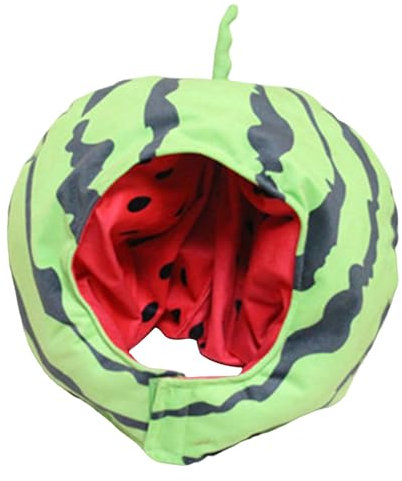 SHINROAD Cosplay-Hut-Requisite alle passt auffälligen Cosplay-Wassermelonen-Plüsch-Hutfotografie-Requisiten Wassermelone