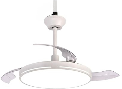 Melchioni Family | Ventilatore da soffitto 6 velocità, 3 Pale, luce LED 3 colori, timer di spegnimento, 65W – 220-240V