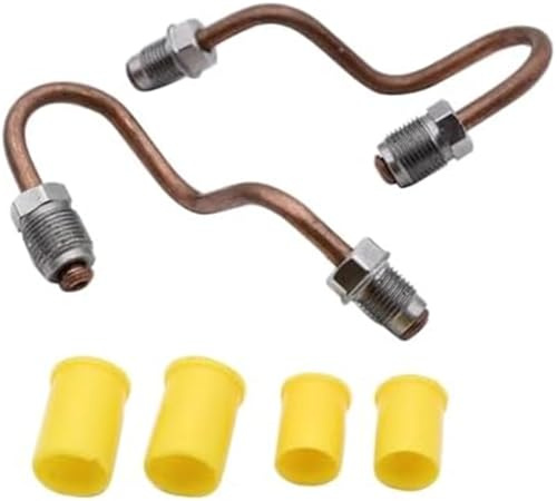 DEMULAX 2 x Bremsleitung Bremssattel Hinten Set, for VW, for Golf, MK 5 & 6 GTI, for Skoda, for, A3 & A4 Bremsschlauch hinten