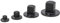 4PCS Socket Adapter Set Stainless Steel Low Profile Impact Socket Adapter Set Drive Reducers for Tight Spaces 1inx3/4in, 3/4inx1/2in, 1/2inx3/8in, 3/8inx1/4in
