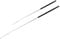 Abaodam 2Pcs Metal Puppet Rods Puppet Hand Control Sticks with Sleeve for Ventriloquist Puppets for Skill Development and Precision Movements Performances