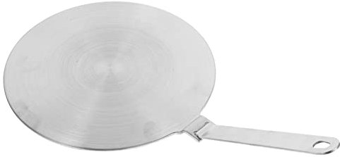 UTHCLO Placa Difusora de Calor Inoxidable para Cocina Eléctrica y Gas Adaptador de Inducción Mango Extraíble Distribución Uniforme de Calor para Utensilios de Cocina