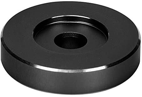 Culnflun Adaptador de Registro, Adaptador de Tocadiscos de 45 RPM Adaptador Giratorio de Aluminio Premium 45 RPM Adaptador para Registros de Big Hole Reproducción de Suministro de (1)