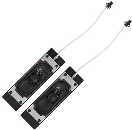 Sorandy 8 Ohm 10W TV Box Speaker - Wide-Range TV Loudspeaker with Bass Sound Effect - 2Pcs Black Speaker Amplifier for LCD Set