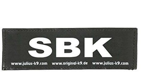 Interchangeable Patches, 1 pair, SBK, Size: Small, Black