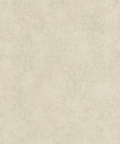rasch Tapete 467154 aus der Kollektion Vincenza – Einfarbige Vliestapete in Beige – 10,05m x 53cm (L x B)