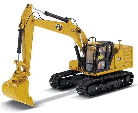 Diecast Masters- Escavatore 85571-Escavatore Caterpillar 323, Scala 1:50, Circa 18,3 x 6,3 x 8 cm, dai 14 Anni in su, Colore Yellow, 85571