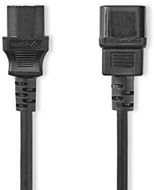 Nedis CEGP10500BK20 Netzkabel | IEC-320-C14 - IEC-320-C13 | 2,0 m | Schwarz