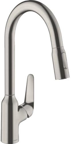 hansgrohe M429-H180 mezclador monomando de cocina con ducha extraíble, cromo