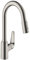 hansgrohe M429-H180 mezclador monomando de cocina con ducha extraíble, cromo