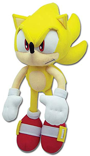 Sonic The Hedgehog Great Eastern GE-8958 Plush - Super Sonic, 12
