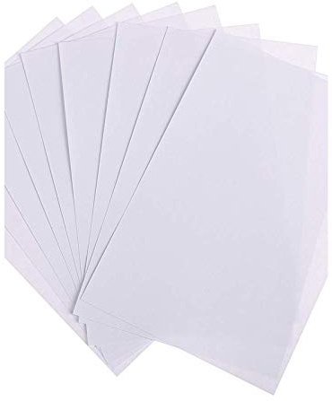 YYFQ Diamond Painting Cover Ersatzpapier Doppelseitiges Trennpapier 5D Diamant Malerei Werkzeuge und Zubehör Antihaft-Silikonpapier Diamant Malerei Kunst Handwerk 50/100 Stück (50 Stück)