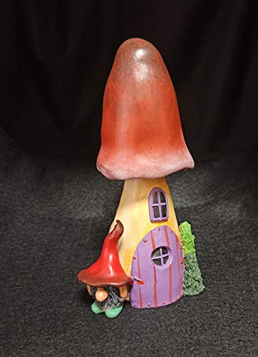SETA CON DUENDE EN ROJO Y MORADO