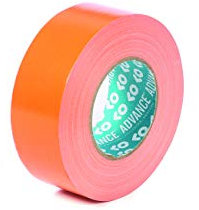 Advance Tapes AT6190 Extreme Tack Klebeband, orange, 50 mm x 33 m, 76 mm Kern, 1 Stück