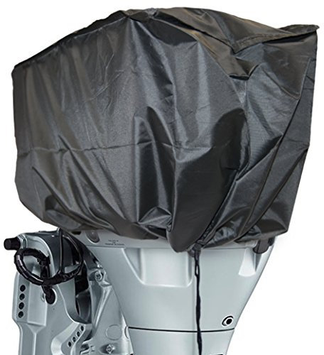 Außenborder Abdeckung. Bootsmotorabdeckung. Universal, schwarz, Größe M, 45 x 30 x 25 cm
