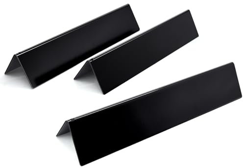 38.9 cm 7635 Porzellanemaillierte Aroma-Stangen für Gasgrills der Spirit 200 Serie, Spirit E210, S210, S220 mit Frontbedienungsknöpfen, Set mit 3 Heizplatten Flavorizer Bars Ersatz Für Weber 7 635