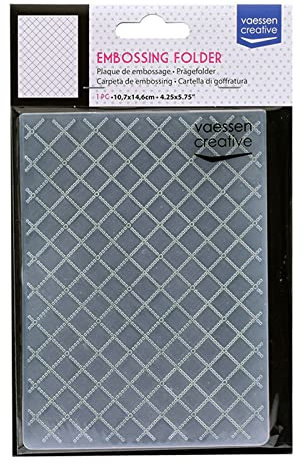 Vaessen Creative Prägefolder Drahtzaun, 14.6 x 10.8 x 0.5 cm